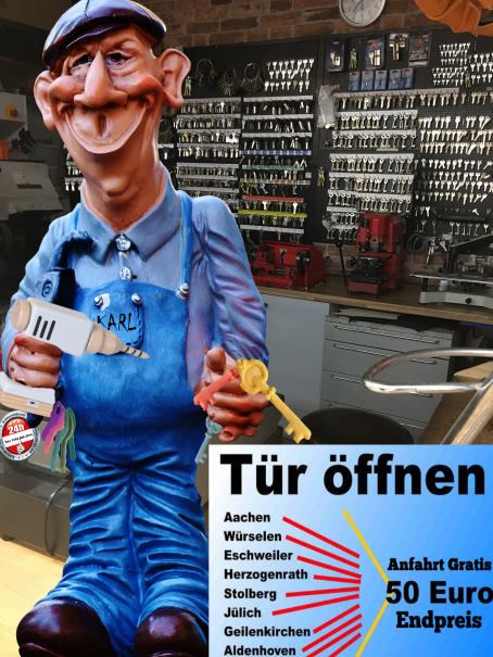 Tür Öffnen - Schlüsseldienst Notdienst - Schlüsseldienstnotdienst Monteur Karl